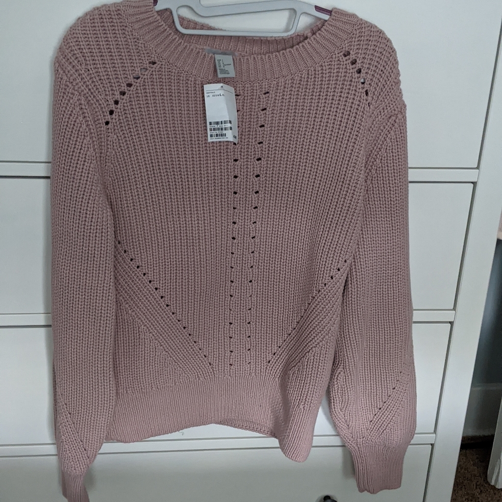 HM Pink Chunky Sweater